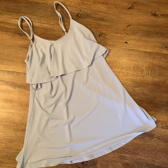 Baby Blue Thin Strap Express Dress - Picture 2 of 4